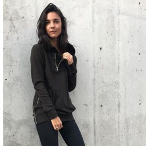 Joah brown black renegade hoodie oversized size medium large so comfy hoodie